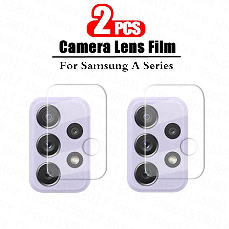 SAMSUNG 三星 Galaxy A52 A72 4G / 5G S21 S21Ultra 2 件相機鏡頭鏡頭用於屏幕