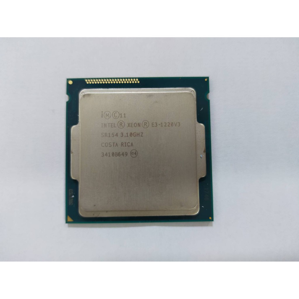 Intel Xeon E3-1220V3 3.1G / 四代四核 4C4T處理器 SR154