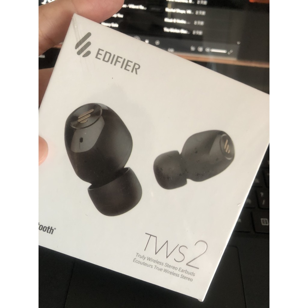 EDIFIER TWS2 真無線藍芽5.0運動耳機．黑
