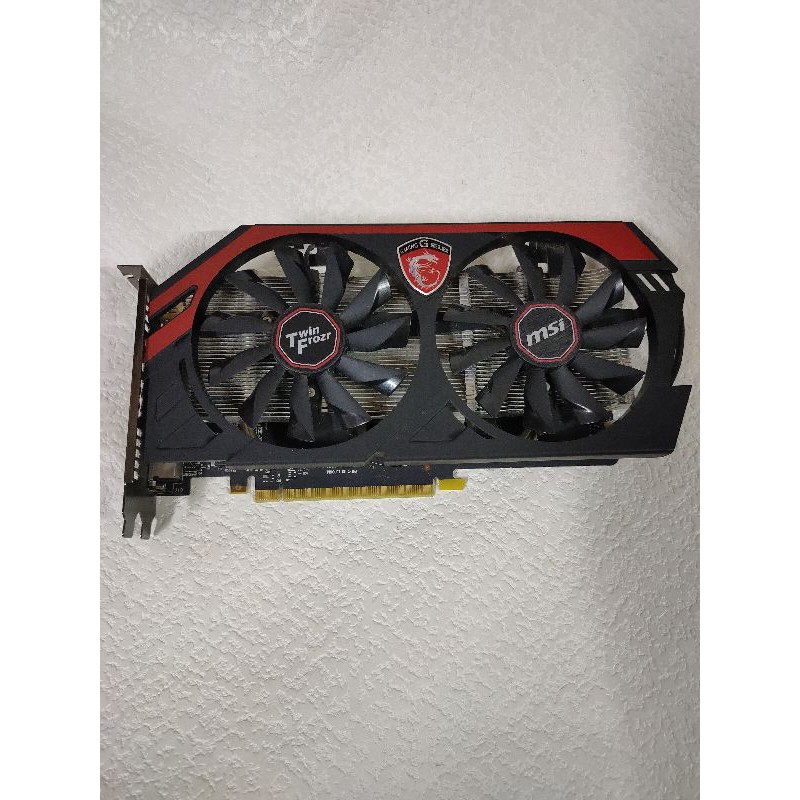 MSI 微星 GTX750 2G 紅龍 雙風扇 免電！