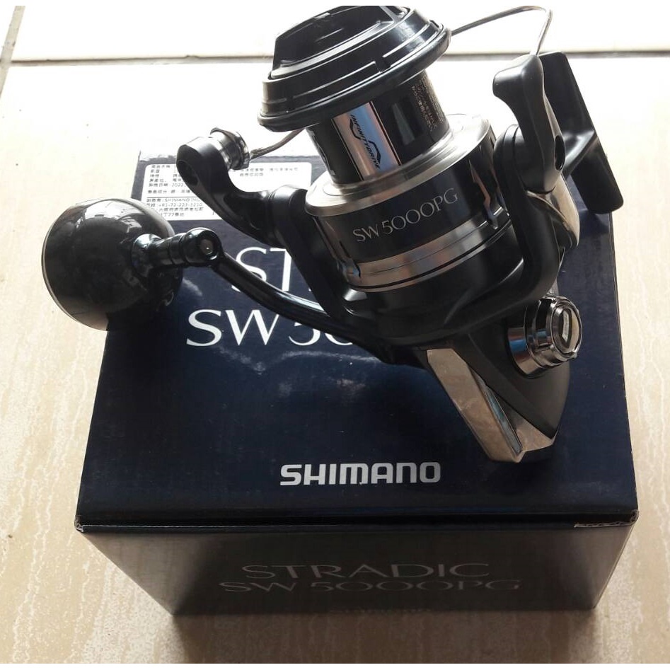 大象(日系精品)*shimano STRADIC SW 5000PG 對抗巨型魚種 大物專用 輕量款(旋入式強力把)*