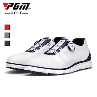 Pgm Golf 新款防滑運動男鞋帶防水軟底旋轉鞋帶設計 XZ164