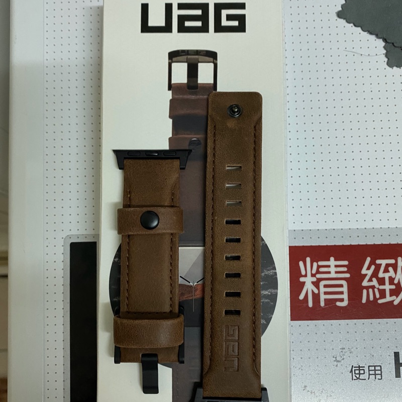 UAG Apple Watch皮革錶帶