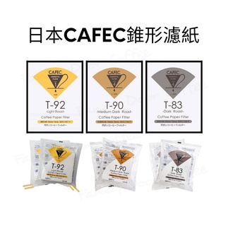 日本三洋 CAFEC 錐形濾紙 漂白-100入/包 濾紙 咖啡用品 帆朵咖啡
