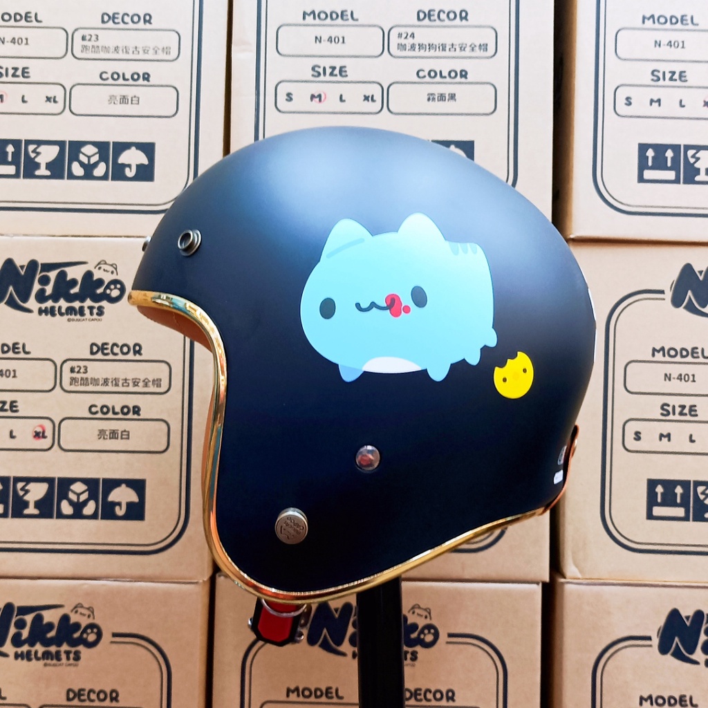 🤘武將安全帽nikko n806 貓貓蟲咖波 限量聯名 全罩式安全帽
