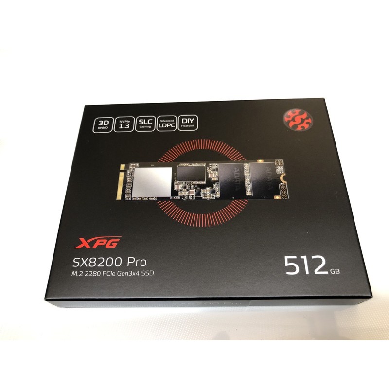 《全新》 ADATA威剛 XPG SX8200 Pro 512GB M.2 2280 PCle Gen3x4 SSD