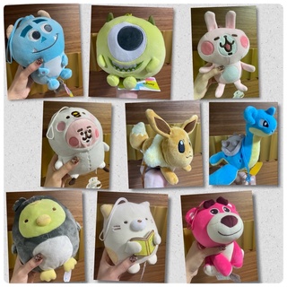 🦔絨毛娃娃🦔6吋、7吋、8吋 迪士尼 卡娜赫拉 喬巴 白爛貓 KITTY 史迪奇 角落生物 毛怪 寶可夢
