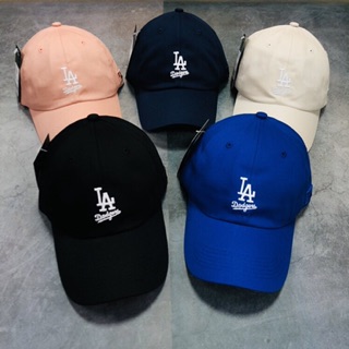 🌈sonia_usa_korea- MLB (可調式 )棒球帽 老帽 洋基 黑 白 粉紅 藍 黑 經典LOGO