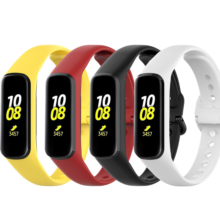 Samsung Galaxy Fit 2 腕帶 Sm-R220 錶帶 智能手環矽膠錶帶運動 Galaxy Fit2 替換