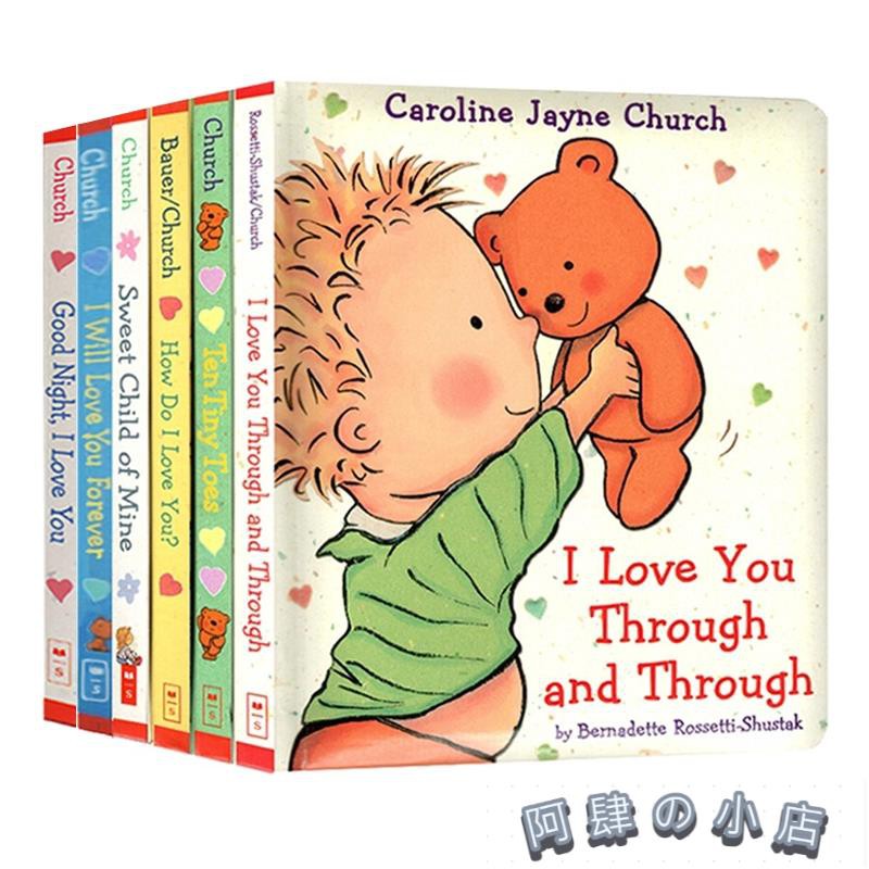 英文繪本6冊 套i Love You Through And Through 愛的晚安故事親子共讀英語 阿肆の小店 蝦皮購物