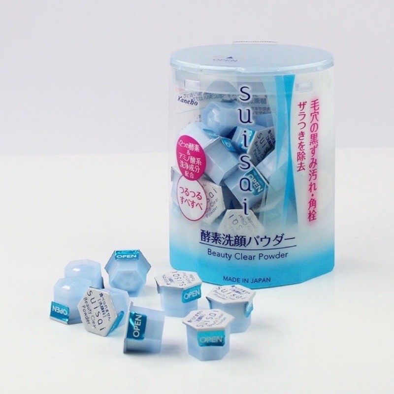 大降價🌸 日本帶回 Kanebo佳麗寶 SUISAI 酵素洗顏粉32入盒裝 清潔毛孔 淨白 夏天救星 黑頭粉刺掰掰