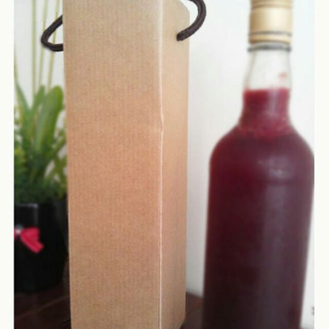 酒盒 酒瓶盒 酒提盒 單入500ml瓦愣提盒 玻璃瓶裝提盒 500ml盒