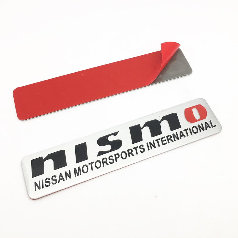 NISSAN 1 件鋁製 3D 汽車造型車身尾貼貼花裝飾適用於日產逍客 Nismo X-Trail Tiida Juke