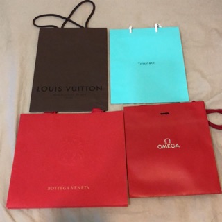 名牌禮品手提袋 Louis Vuitton. Tiffany. Bottega Veneta. OMAGA