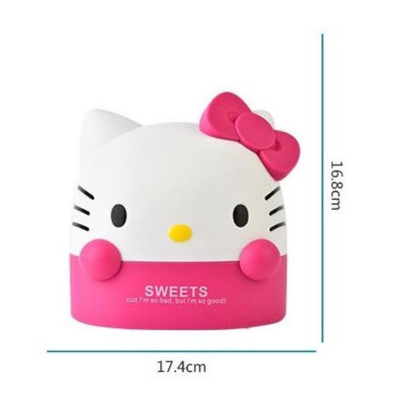 Hello Kitty 立體造型面紙收納，凱蒂貓面紙，紙巾衛生紙盒筒