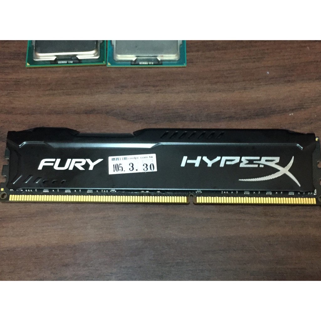 金士頓HYPER X FURY DDR3-1866 8G(黑色)