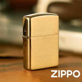 ZIPPO 黃銅拉絲(加厚版)防風打火機 Armor加厚版 官方正版 現貨 限量 禮物 送禮 客製化 終身保固 168