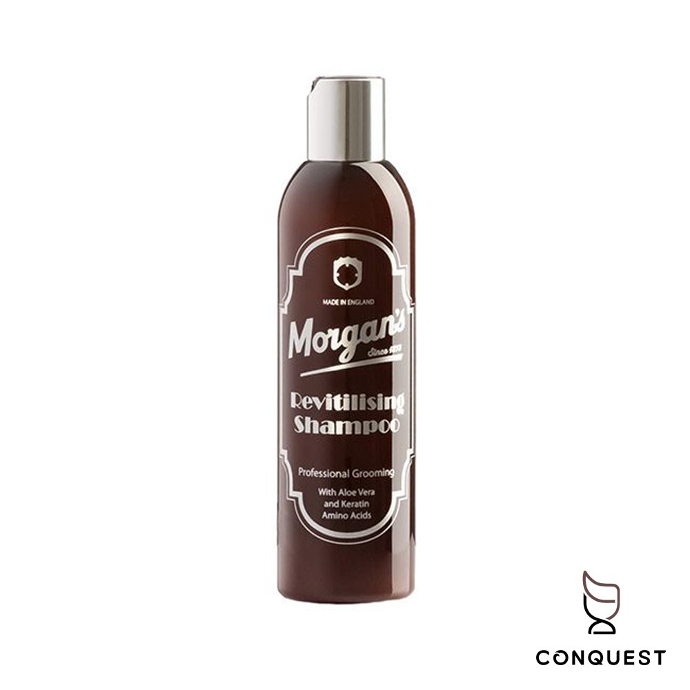 【 CONQUEST 】Morgan's Revitalising Shampoo 保濕修護洗髮精 適用乾性、染燙後髮質