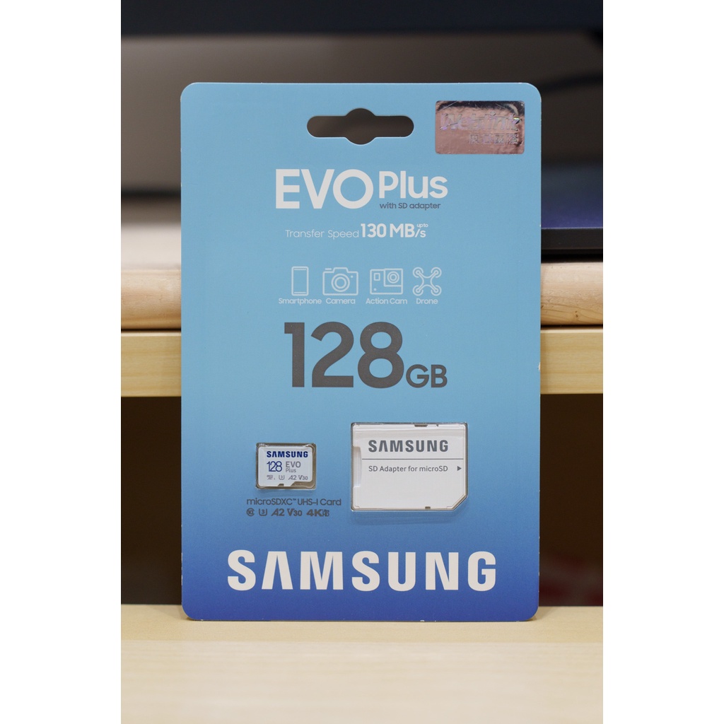 全新品 三星 EVO Plus 128GB microSDXC UHS-I(U3)A2 V30記憶卡(MC128KA)