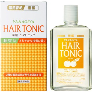 日本 YANAGIYA 柳屋 HAIR TONIC 柑橘養髮水 養髮液 頭皮水 240mL