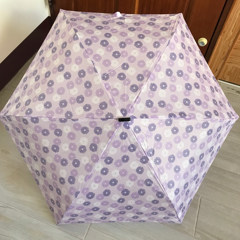（二手）淡紫色蒲公英陽雨傘折疊傘