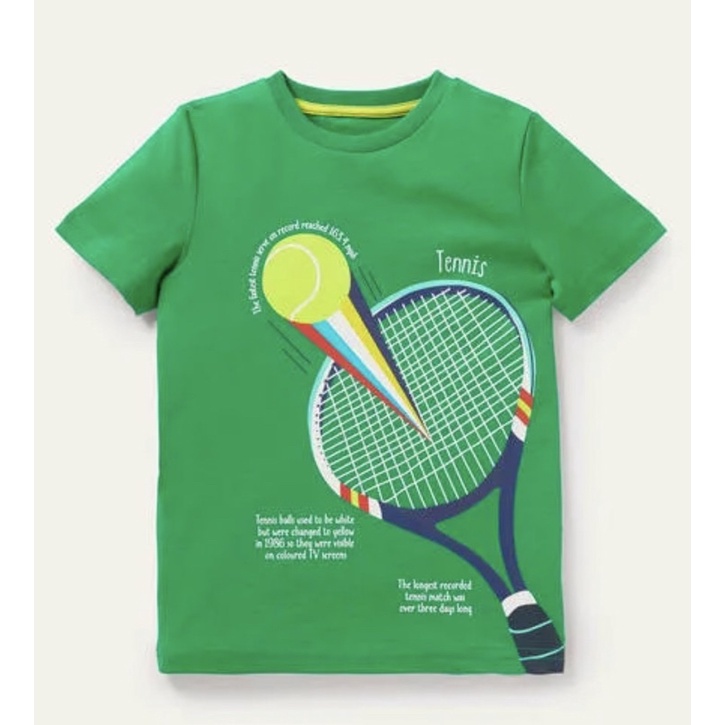 英國 Mini Boden 網球造型 短袖上衣 5-6Y