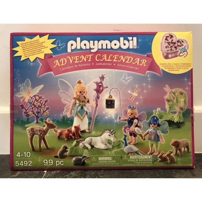 全新未拆德國Playmobil摩比5492Advent Calendar Unicorn Fairyland仙子降臨曆