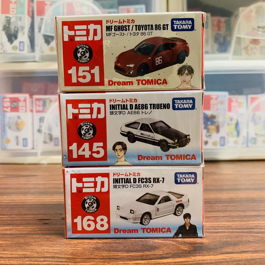 Bear 全新現貨日本直送多美tomica 頭文字d 藤原拓海s13 170 Rx 7 168 Ae86 145 蝦皮購物