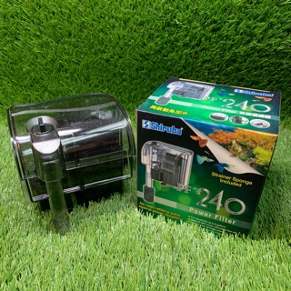 ［水族最便宜］臺灣製銀箭 pf-240型高品質外掛過濾器（停電啟動免再加水）