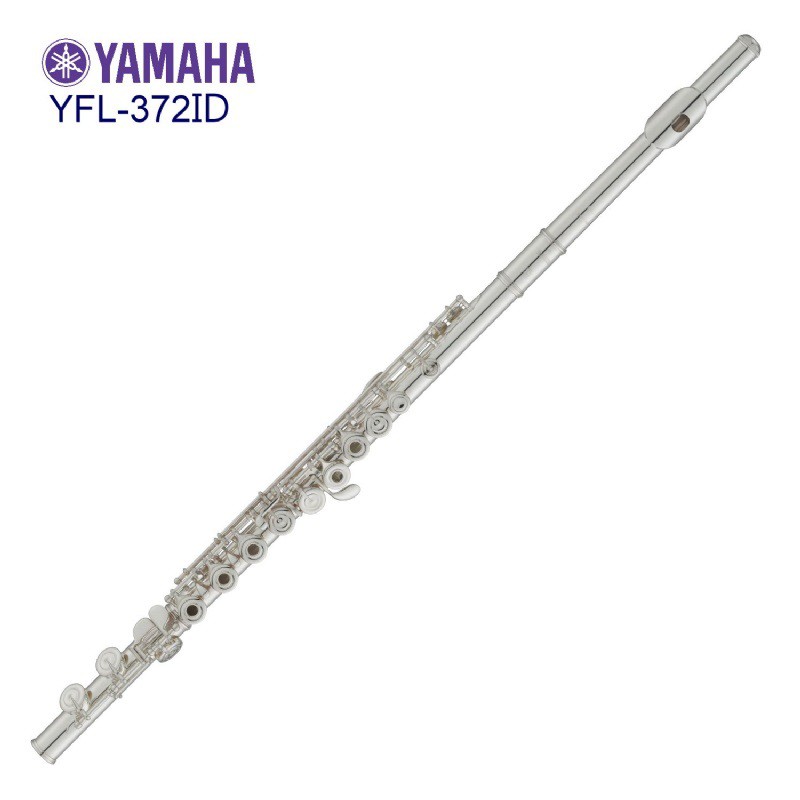 【小木馬樂器】YAMAHA YFL-372 進階型長笛 鍍銀 純銀笛頭 YFL372ID 【E鍵開孔型】