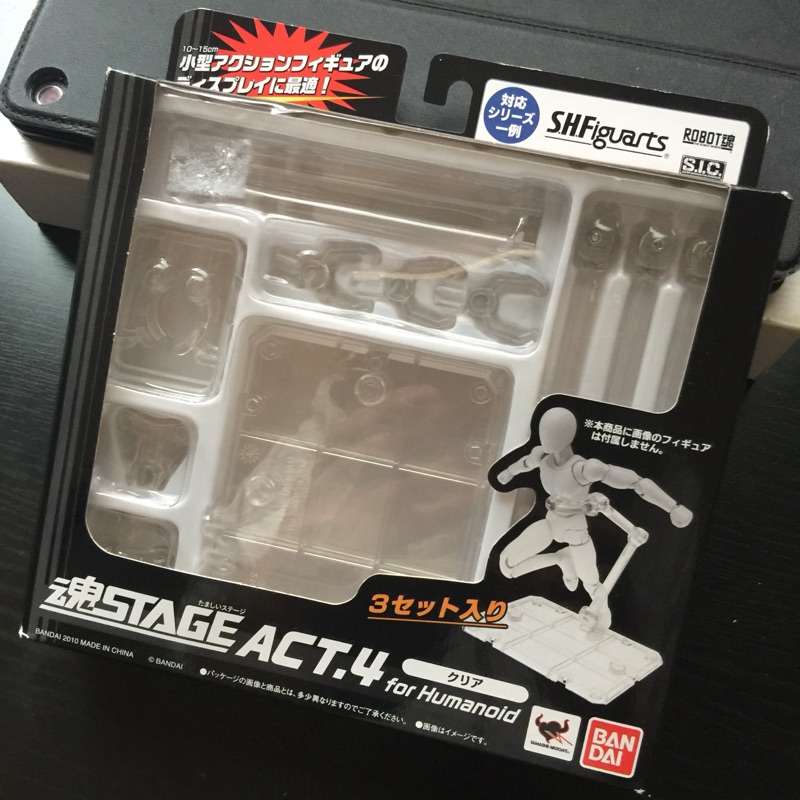 魂stage Act 4 三入組人形用透明支架底座支撐台座shf Robot魂sic 通用 蝦皮購物
