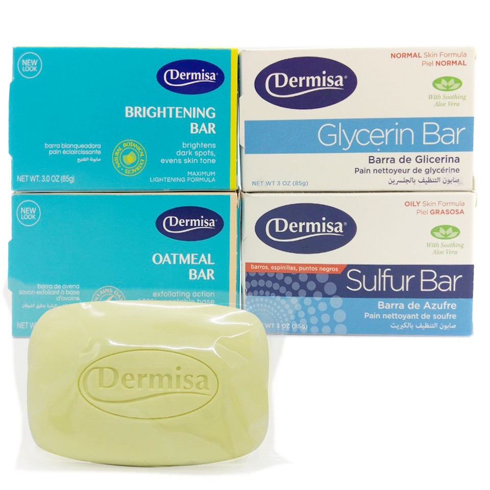 美國 Dermisa 超級嫩白皂(85g)【美日多多】洗臉皂 沐浴皂 潔膚皂 竹炭 香皂