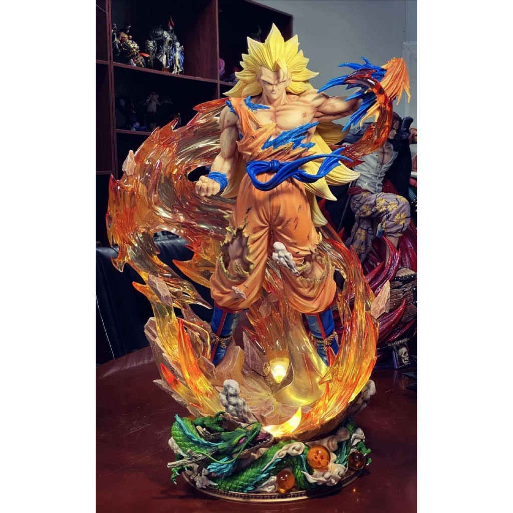 玩具預購last Sleep Ls 龍珠超三悟空三頭雕限量手辦雕像gk代購 蝦皮購物