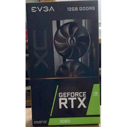 EVGA GeForce RTX 3060 XC GAMING 12GBLHR代賣已拆封 過電 註5年附發票