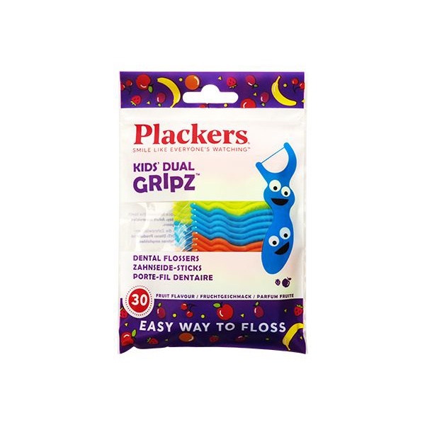 美國 Plackers 兒童果香含氟牙線棒(30支)【小三美日】DS004668