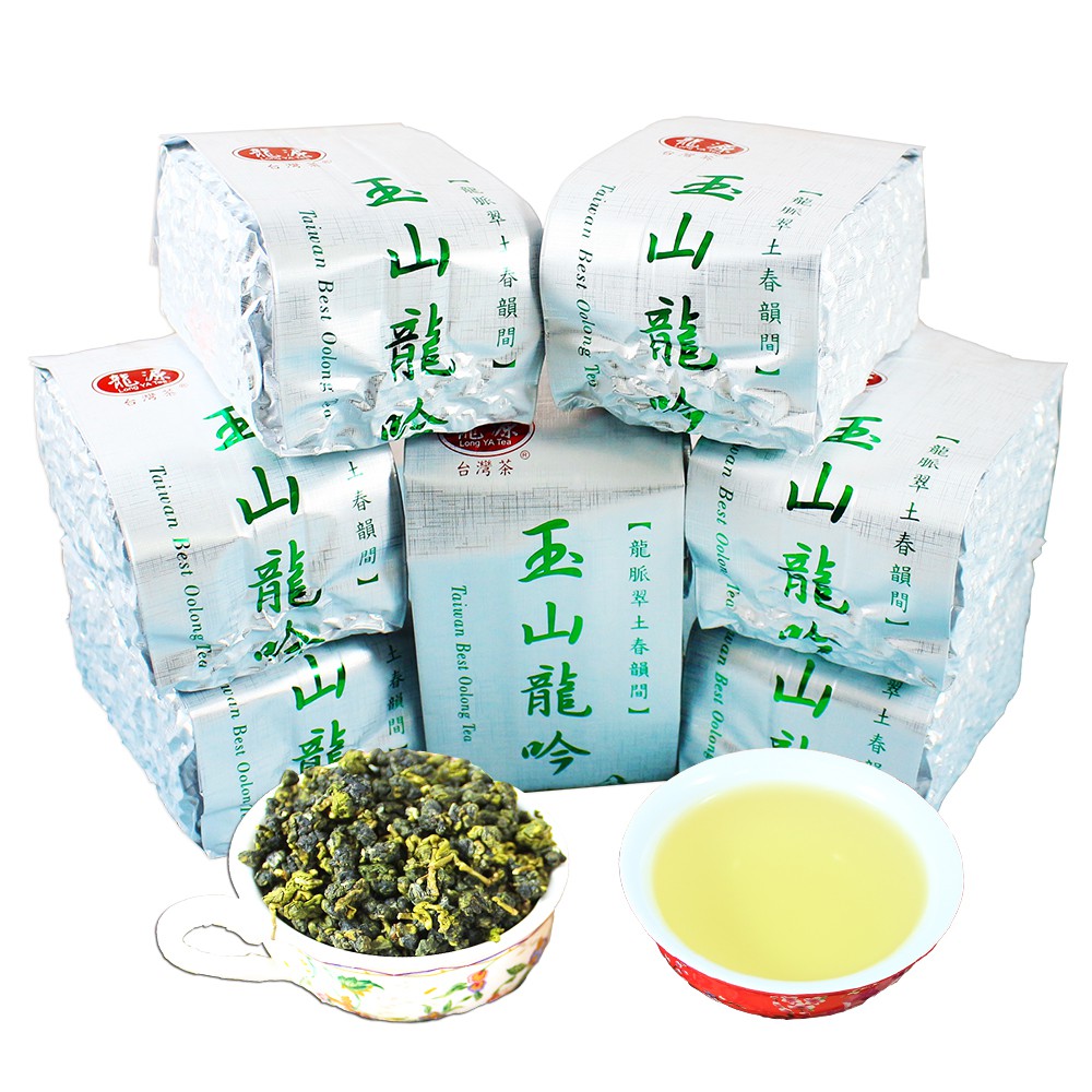 【龍源茶品】玉山龍吟嫩花香高山茶葉150gx2-8包｜烏龍茶葉｜附提袋｜生青茶｜無焙火｜無發酵｜SGS最高項目檢驗合格茶