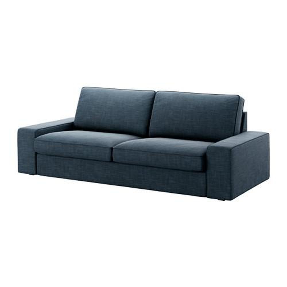 北歐LOFT風格經典IKEA宜家KIVIK三人座沙發/深藍色/228x95x83/二手八成新/原$17900特$9500