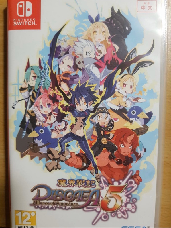 現貨switch魔界戰記5 disgaea5遊戲片九成九新