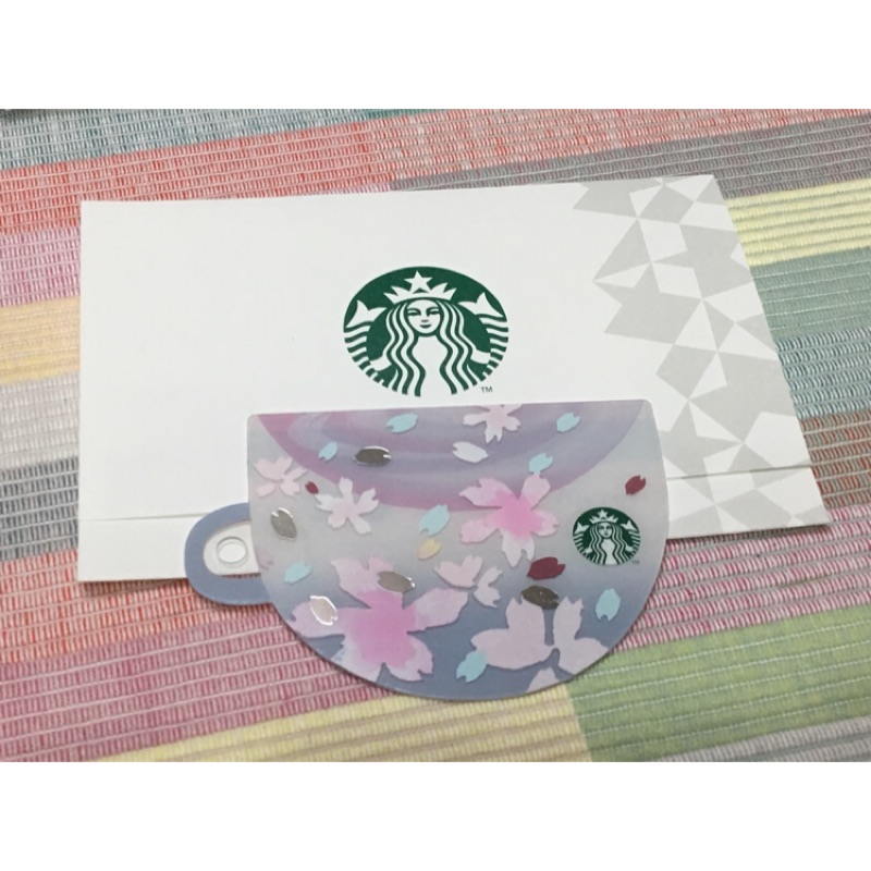 日本星巴克 Starbucks 2019櫻花杯卡 櫻花杯隨行卡 櫻花杯造型 儲值卡