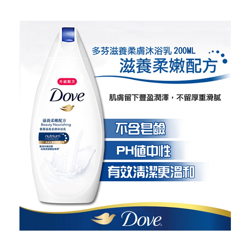 【多芬Dove&麗仕LUX】沐浴乳、洗髮乳200ml系列