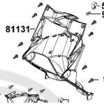 {勘}光陽原廠 G6 前置物箱 前內箱 前內箱蓋 置物箱上小蓋