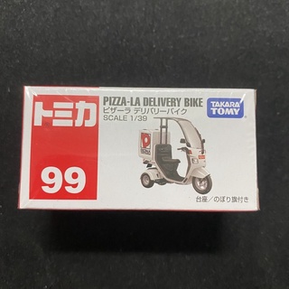 TOMICA 多美卡 99 PIZZA-LA 外送車 摩托車 模型車 量少