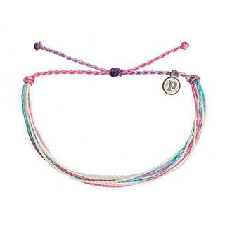 Pura Vida 美國手工 Rose Quartz糖果泡泡 基本繽紛款可調式防水衝浪手鍊