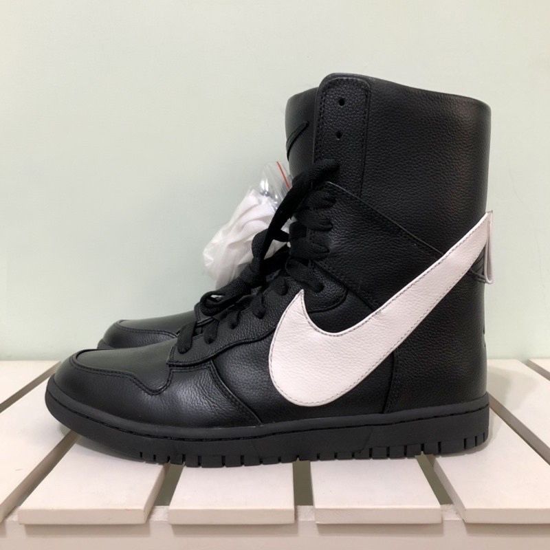 Nike NikeLab Dunk Lux High x RT 限量 黑白 高筒 靴