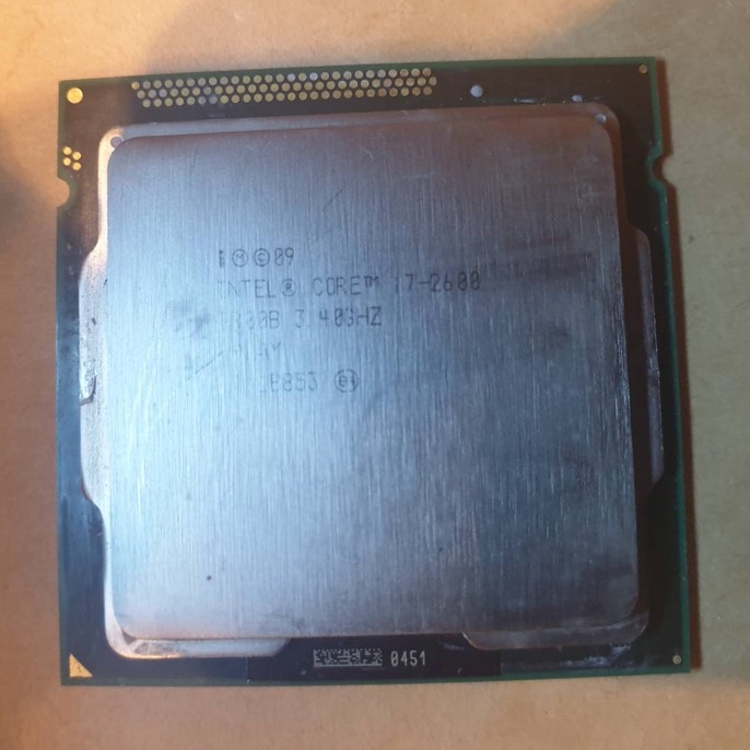 Intel i7 2600 1155 腳位 CPU