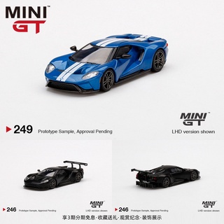 仿真合金汽車模型MINIGT1:64福特GTFordGTLMTestCar測試車合金仿真汽車模型