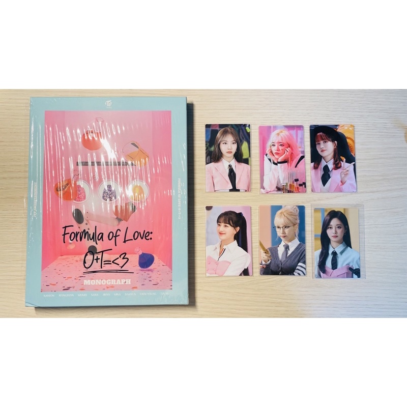 TWICE Monograph 小卡 拆售 Formula of Love花絮 Scientists