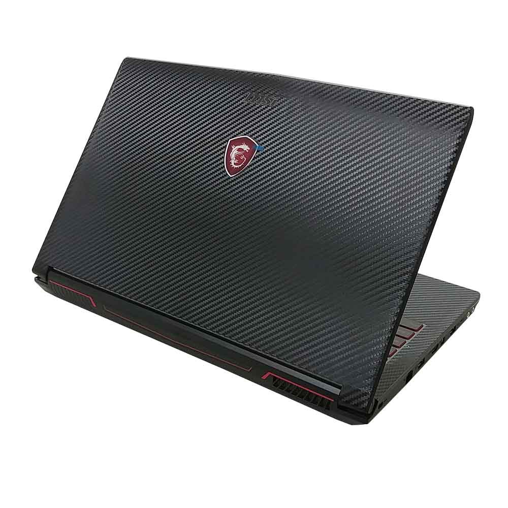 【Ezstick】MSI GV62 7RC 8RE 8RD 黑色卡夢機身貼 (含上蓋貼、鍵盤週圍貼) DIY包膜