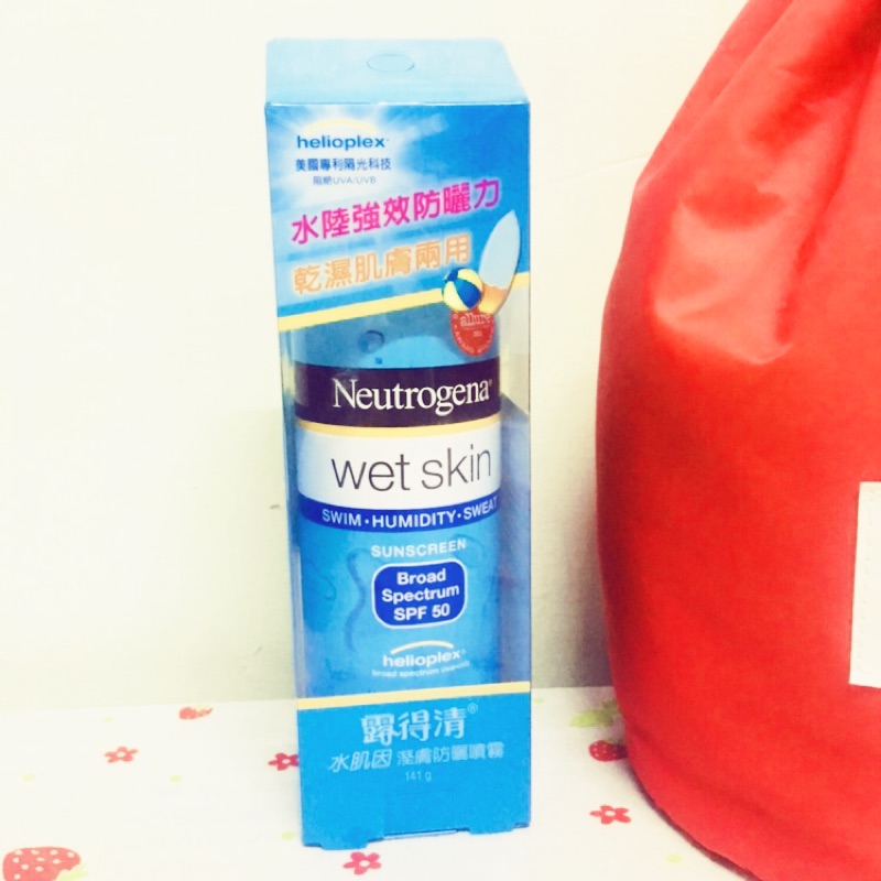 （全新）露得清水肌因 溼麩防曬噴霧 SPF50 PA+++ Neutrogena wet skin