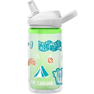 Camelbak 兒童水壺/吸管運動水瓶/雙層隔溫吸管水瓶 eddy 400ml CB2283101040 冒險地圖